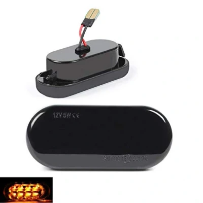 Abbildung von DoLED schwarze LED Seitenblinker mit Rauchglas D28I23O13 1 A