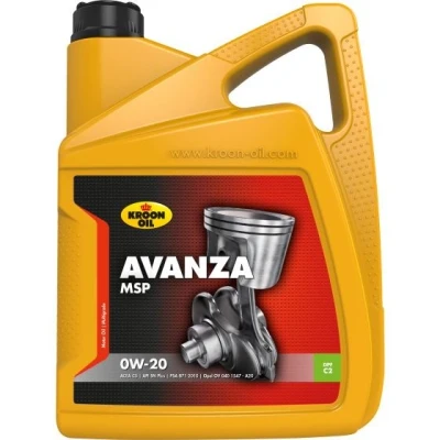Abbildung von Kroon Oil Avanza MSP 0W 20 5l Motoröl 37350 OPEL: Corsa F Schrägheck, Astra K Sports Tourer, PEUGEOT: Rifter MPV, 2008 Kombi
