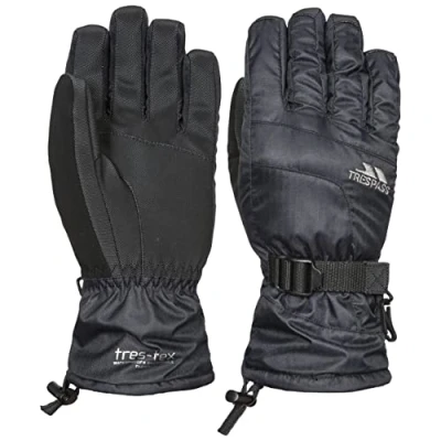 Abbildung von Trespass Embray, Black, L, Wasserdichte Gepolsterte Handschuhe für Damen, Large, Schwarz