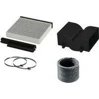 Abbildung von Bosch DWZ1DX1I4 Zubehör für Dunstabzüge, Clean Air Standard Umluftset (5 teilig), Made in Germany