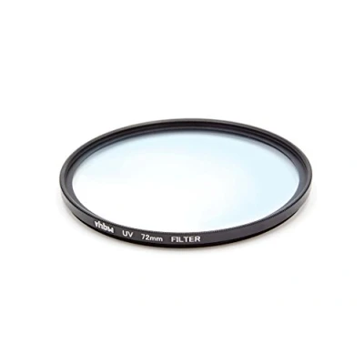 Abbildung von vhbw Universal UV Filter für Kamera Objektive mit 72mm Filtergewinde Schutzfilter, Schwarz