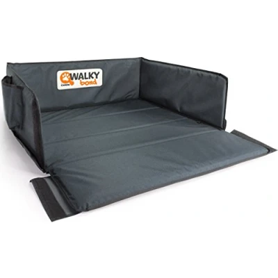 Abbildung von dobar® 62300 XXL Kofferraumschondecke Kofferraumwanne für Haustiere Kofferraumschutz Hunde Hundedecke den Kofferraum Autoschondecke mit Ladekantenschutz 100 x 80 30 cm Anthrazit