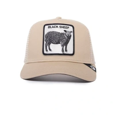 Abbildung von Goorin Bros. Unisex Erwachsene The Farm Original Adjustable Snapback Mesh Trucker Hat Baseballkappe, Hellbraun (das Schwarze Schaf), Einheitsgre