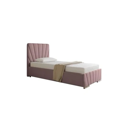 Abbildung von PANDA MÖBEL GmbH Polsterbett RAY mit Stauraum aus Kiefernholz 120cm x 100cm 90cm