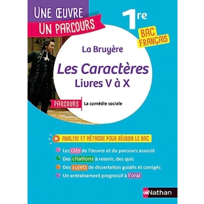 Abbildung von La Bruyère, Les Caractères Livres V à X: X. Avec le parcours &quot;La comédie sociale&quot;