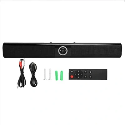 Abbildung von Plyisty Drahtlose Soundbar, Tragbarer Bluetooth HiFi Subwoofer Stereolautsprecher, AUX/ Heimkinosystem Soundbar mit RGB Beleuchtung, für Heimkino, TV