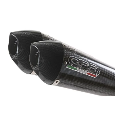 Abbildung von GPR Auspuff für Yamaha T Max 500 2004/07 Komplettanlage zugelassen Scooter Serie der EVO Poppy