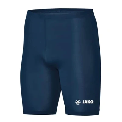 Abbildung von JAKO Unterziehhose Kinder Tight Basic 2.0 Navy 116 Elastische Fahrradhose aus Polyester, Radlerhose mit elastischem Bund, Thermohose