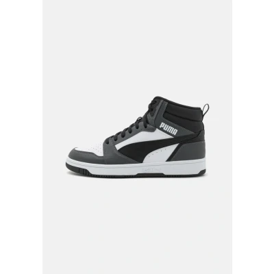 Abbildung von PUMA Unisex Rebound V6 Sneaker, White Black Shadow Gray, 38 EU