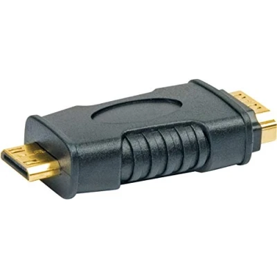 Abbildung von Schwaiger HDMM01 533 Mini HDMI Adapter (Mini Stecker auf Buchse) schwarz