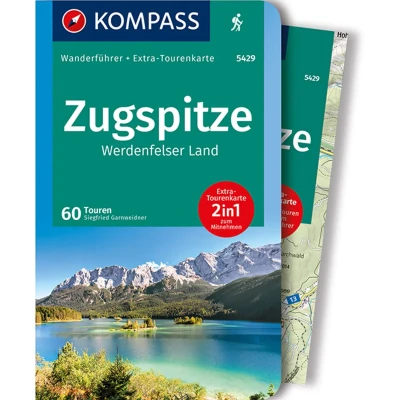 Abbildung von KOMPASS Wanderführer Zugspitze, Werdenfelser Land, 60 Touren: mit Extra Tourenkarte Maßstab 1:40.000, GPX Daten zum Download