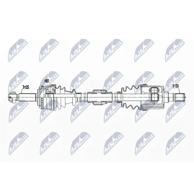 Abbildung von Antriebswelle NTY NPW HY 523
