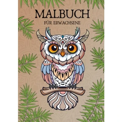 Abbildung von Malbuch für Erwachsene: das große Mandala Erwachsene mit wunderschönen Motiven zum Verlieben. Es ist perfekte Geschenk und Jugendliche.