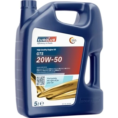 Abbildung von EUROLUB GTS SAE 20W 50 Motoröl, 5 Liter