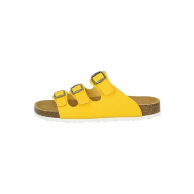 Abbildung von LICO Pantolette flach, Damen, Größe: 39, Gelb Schuhe