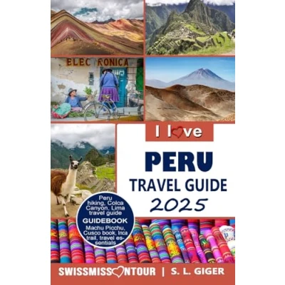 Abbildung von Peru travel guide: Machu Picchu, Lima, Colca Canyon, Cusco book, hiking, Inca trail.