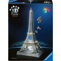 Abbildung von 3D Puzzle Iconics: Eiffelturm mit Licht