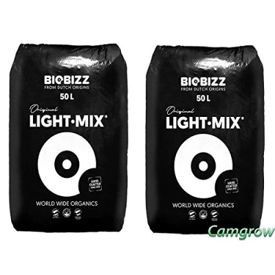 Abbildung von Biobizz Bio Blumenerde Universalmischung, leichte Mischung und Wurm Humus 2 x Mischung, 50 l