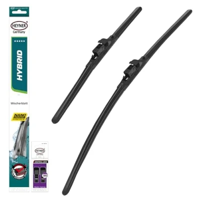 Abbildung von HEYNER® Scheibenwischer Set passend für Audi A4 Cabriolet (12.2003 12.2005) HYBRID Flachbalkenwischer Frontscheibenwischer