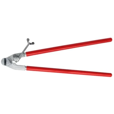Abbildung von BESSEY Erdi Rinnenträger Abbiegezange offene Form D396, Gesamtlänge 680 mm, Schlizbreite 10 mm für Rinneisen bis 40 x 6 Gewicht 3,10 Kg