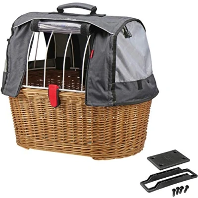 Abbildung von KlickFix Fahrradkorb &quot;Weidenkorb Doggy Basket&quot;