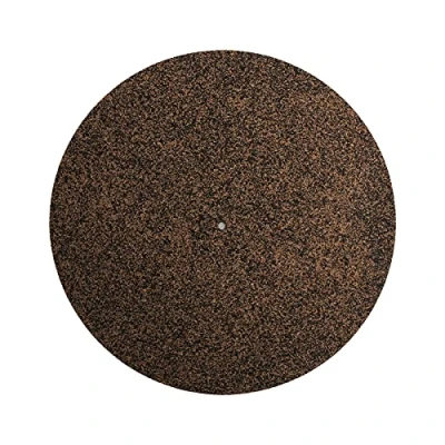 Abbildung von Estink Plattenmatte Pad Kork, 12 Zoll Anti Rutsch Antistatische 3 Mm Starke Kork Plattenspieler Matte, 300 Durchmesser Slipmat aus Korkmaterial, für LP Schallplatten