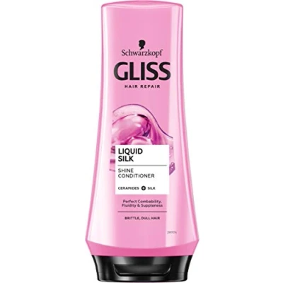 Abbildung von Schwarzkopf Gliss Liquid Silk Haar Conditioner Matte und Bruch 200ml