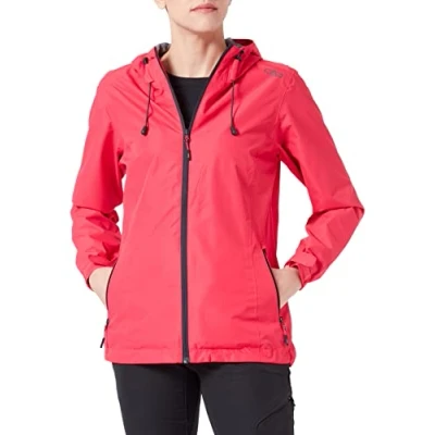 Abbildung von CMP Damen Regenjacke aus Ripstop Polyester, Erdbeere, D34