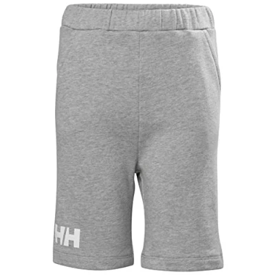 Abbildung von Helly Hansen Unisex Kinder Shorts mit Jr Hh Logo, 949 Grey Melange, 16 Years