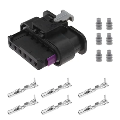 Abbildung von eMagTech 6 poliger Auto Rücklicht Rücklichtstecker 61132359993 Kompatibel mit BMW 1 2 3 4 Serie F20 F21 F22 F23 F28 M2 F30 F31 F32 F33 F36 Elektrischer Stecker