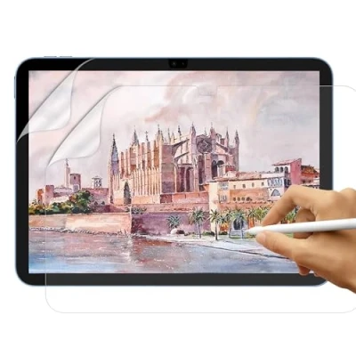 Abbildung von [2 Stück] Like Matte Papier Folie für 10,9&quot; 2022 iPad 10. Generation, [Blendfreiem] PET Gefühl schutzfolie zum Zeichnen, Schreiben, Skizzieren