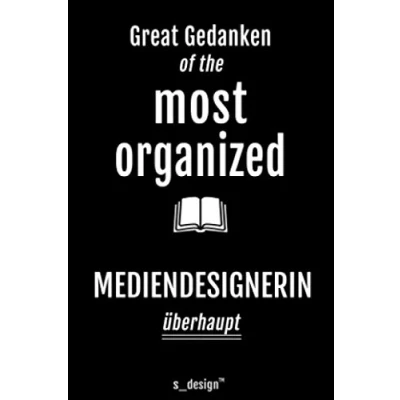 Abbildung von Notizbuch für Mediendesigner / Mediendesignerin: Originelle Geschenk Idee [120 Seiten liniertes DIN A6 blanko Papier]