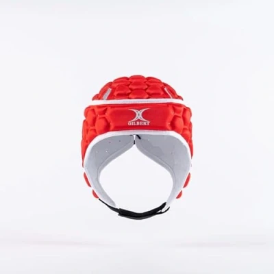 Abbildung von Rugby Helm Gilbert XP 250 rot (Headguard), Größe Senior/Junior (M)