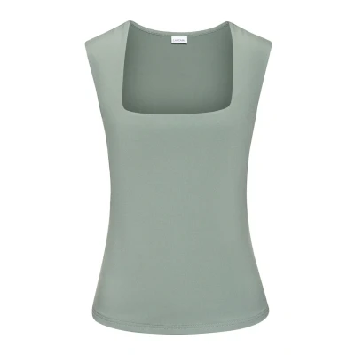 Abbildung von LASCANA Tanktop, aus bügelfreiem Material, elegantes Basic Top mit breiten Trägern