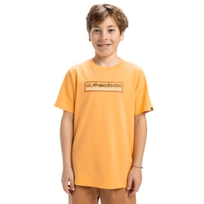 Abbildung von Quiksilver SUN Dagger Tshirt print für Kinder, Größe: 140, Orange