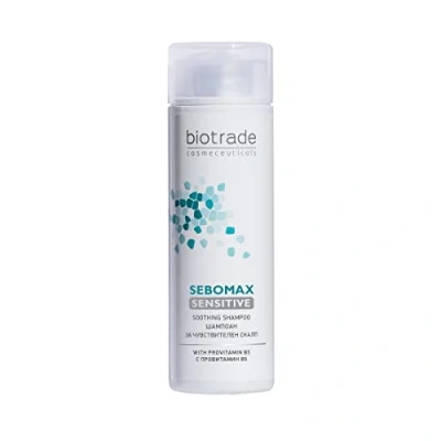 Abbildung von Sebomax Sensitive Shampoo 200ml Ohne SLS Und SLES Beruhigt Die Irritierte Juckende Kopfhaut Alltagstauglich Von Biotrade