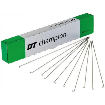 Abbildung von Dt Swiss Unisex Erwachsene Champion Speichen, Silber, NIRO, Ohne Nippel, 2x284mm