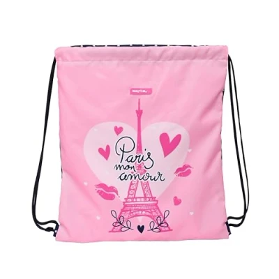 Abbildung von Safta M196 Unisex Kinderschlafsack, Marineblau/Rosa, Estándar, Casual