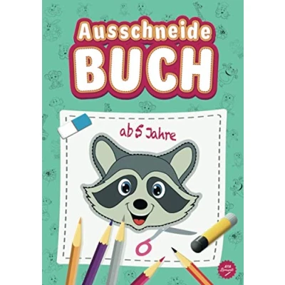 Abbildung von Ausschneidebuch ab 5 Jahre: Alphabet der Tiere zum Ausschneiden lernen, Malen &amp; Kleben
