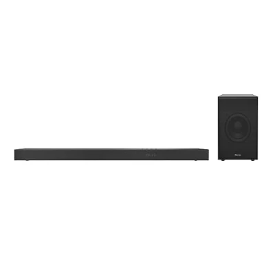 Abbildung von Hisense U5120GW 5.1.2 Soundbar Home Cinema System mit Subwoofer, 510 Watt, Dolby Atmos, Alexa, Google, Airplay2, Bluetooth, HDMI eARC, Optical, AUX, Coaxial, 7 EQ Modi, schwarz