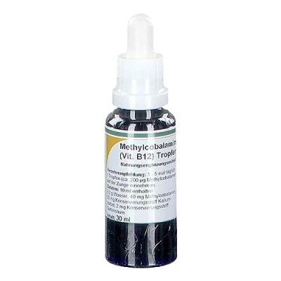 Abbildung von Methylcobalamin Vitamin B12 Tropfen 30 ml
