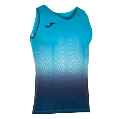 Abbildung von Joma Herren Elite Vii rmelloses Laufshirt, Türkis Marineblau, XL EU