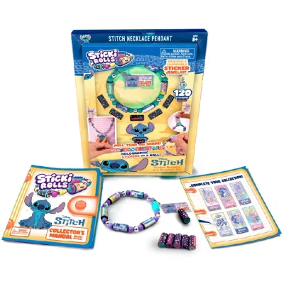 Abbildung von Sticki Rolls Stitch Anhänger Pack Wearable Sticker Schmuck Sammlerstück Spielzeug Disney