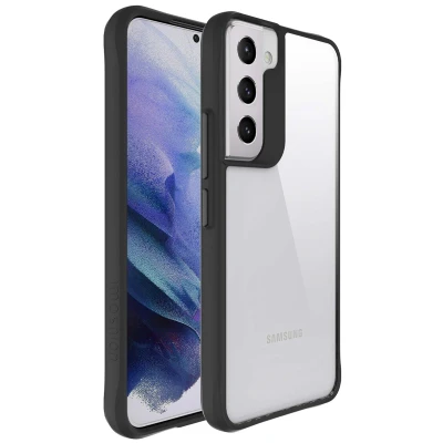 Abbildung von Samsung Galaxy S22 Hülle Kunststoff iMoshion Hard Case/Backcover Handyhülle Schwarz Shockproof/Stoßfest