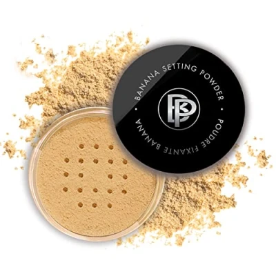 Abbildung von bellapierre Banana Setting Powder Leichtes Farbkorrekturpuder mit ganztägigem Make up Schutz beseitigt Flecken und dunkle Augenringe Matte Tönung 4 Gramm Medium