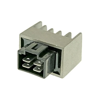 Abbildung von VANEZ Spannungsregler/Gleichrichter 4 Pin 12V kompatibel für Aprilia SR50 Racing, Peugeot Speedfight 1 2
