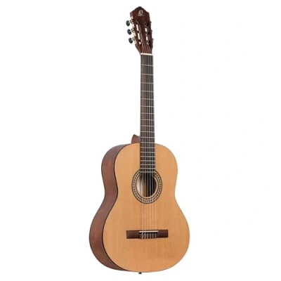 Abbildung von Ortega Guitars Full Size Konzertgitarre Student Series Catalpakorpus mit Zederndecke (RSTC5M)