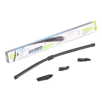 Abbildung von Scheibenwischer Valeo Hydroconnect 578508 550mm vorne Rahmenlos Hakenbefestigung, Top Lock, Stiftbefestigung VOLKSWAGEN: Beetle Cabrio, Tiguan II