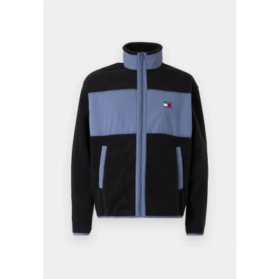 Abbildung von Tommy Jeans Polar Fleecejacke, Herren, Größe: 3XL, Black