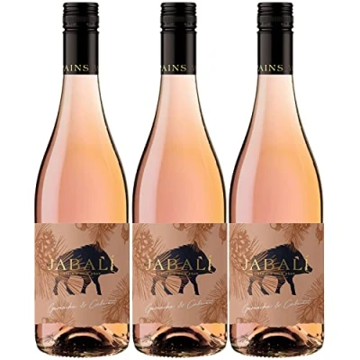 Abbildung von Bodegas Paniza Jabali Garnacha Cabernet Rosado Roséwein Wein halbtrocken Spanien I Visando Paket (3 x 0.75l)